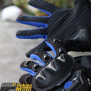 Găng tay scoyco dài ngón MC29 (xanh dương/đen)